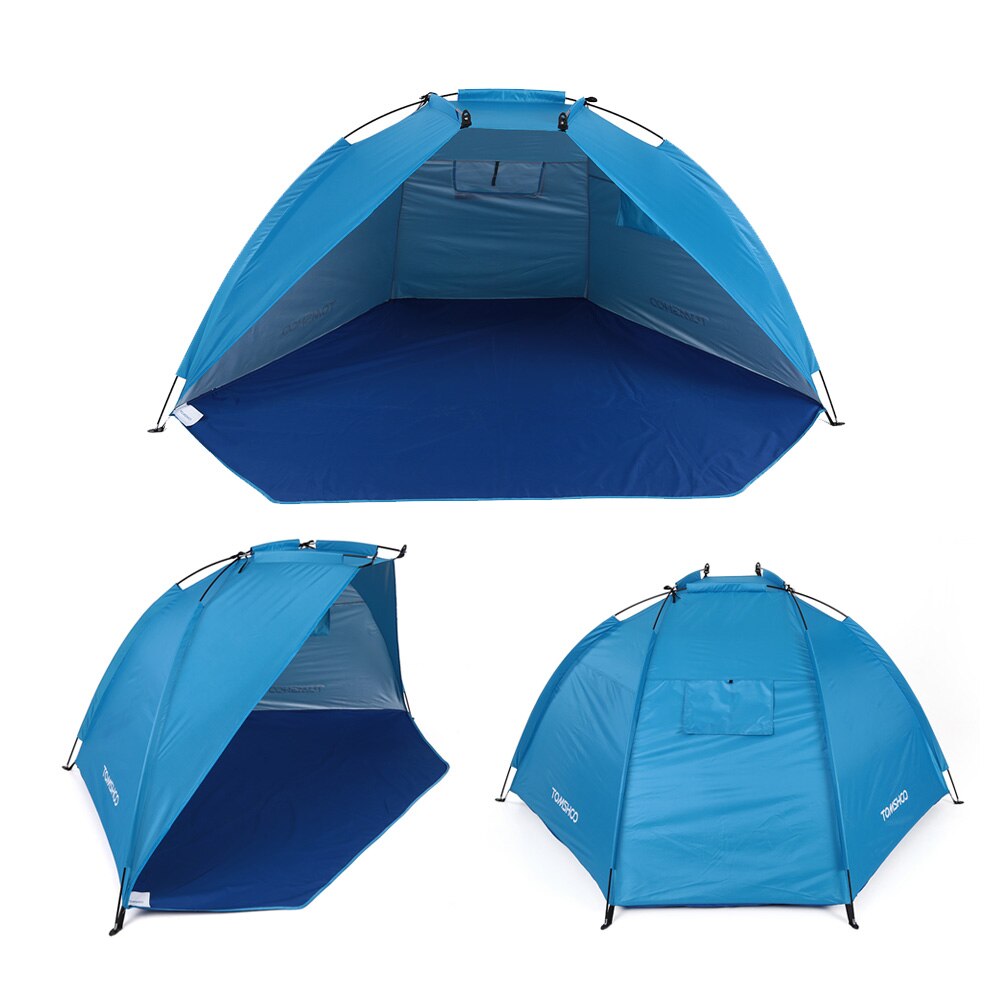 Cheap Goat Tents TOMSHOO 2 Persons Outdoor Beach Tent Shelter Sports Camping Tent UV Protecting Summer Tent for Fishing Picnic Beach Park Tents 